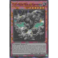 Yugioh G Golem Rock Hammer Card - BLCR-EN040 - Ultra Rare 1st Edition