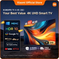 Xiaomi TV A 43 2026 | 4K/HDR 10/Google TV/Dolby Audio™️/Xiaomi Sound/Voice control/Smart TV