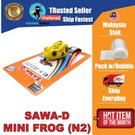 NINJA - SAWA-D Mini Frog (N2) BKK Hook 1/0 Length 4cm Weight 7g Top Water Action Soft Bait Soft Lure