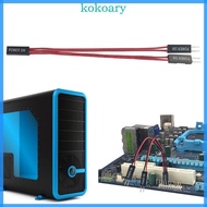 KOK PC Power Button Desktop PC Computer Case Power Switches Push Computer Host