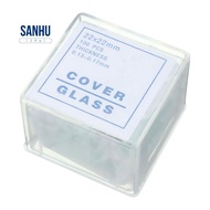 100pcs Transparent Slides Coverslips Coverslides 22x22mm For Microscope