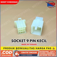 9 PIN MINI SMALL SOCKET TYPE 110 (SOCKET ONLY) / 9 PIN SMALL SOCKET / 9 PIN SMALL MOTORCYCLE SOCKET