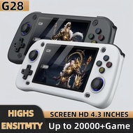 G28 Retro Handheld Video Game Console Linux System 4.3 Inch MIPI Screen Portable Pocket Video Player