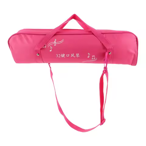 Mouth Organ Storage Bag 32 Key Melodica Air Piano Keyboard Carrying Keys Beginners Instrument Case P