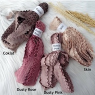 RENDA KATUN BORDIR KECIL MOTIF LEBAR 3CM TERBARU HARGA JUAL GROSIR PERYARD PANJANG 90CM