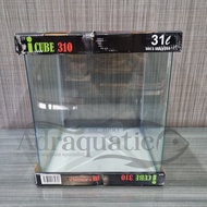 AQUARIUM BENDING ICUBE 310 KANDILA 30X30X35CM AKUARIUM KACA LENGKUNG