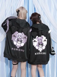 Noemie x Kuromi 正品地雷系黑紫印花外套