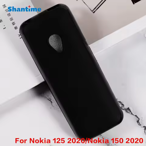 For Nokia 125 2020 Gel Pudding Silicone Phone Protective Back Shell Soft TPU Case