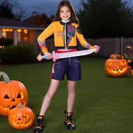 ชุดคอสตูมสำหรับเด็กผู้หญิง Rumi Mira Demon Hunter S เครื่องแต่งกายคอสเพลย์นักร้องเพลงป๊อปเครื่องแต่ง