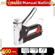 MEIGUII Construction Stapler, Heavy Duty 4 in 1 Nailer,  Powerful 4-14mm With 600 Staples Stapler Wo