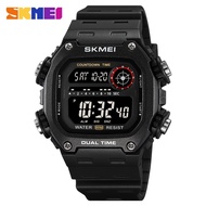 SKMEI Back Light Dightal Countdown Sport Watches Mens Fashion 5Bar Waterproof Stopwatch Wristwatch A