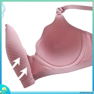 HuoYuan[Ready Stock]2023 new wireless bra B C D cup large size 36-42 push-up bra thin sponge cotton 