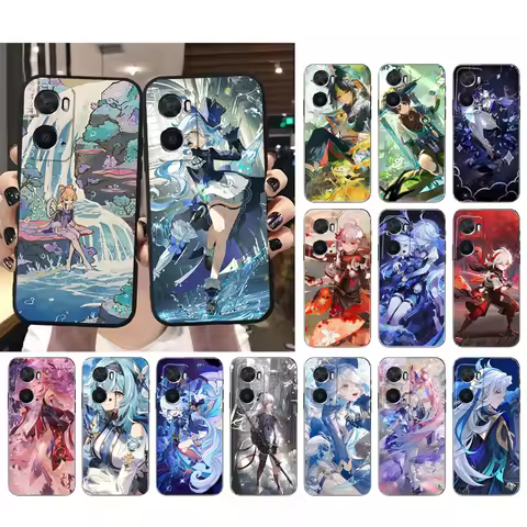 Genshin Impact Anime Case For OPPO Realme 10 Pro Plus GT 2 Pro X2 Pro XT C25S 8 7 6 Pro 6i GT Master