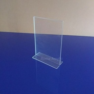 Acrylic tent card A6 - Acrylic display menu