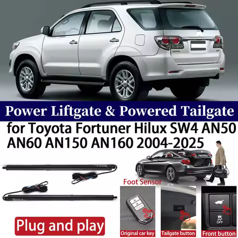 for Toyota Fortuner Hilux SW4 AN50 AN60 AN150 AN160 2004-2025 Car Power Liftgate Automatic One-Click