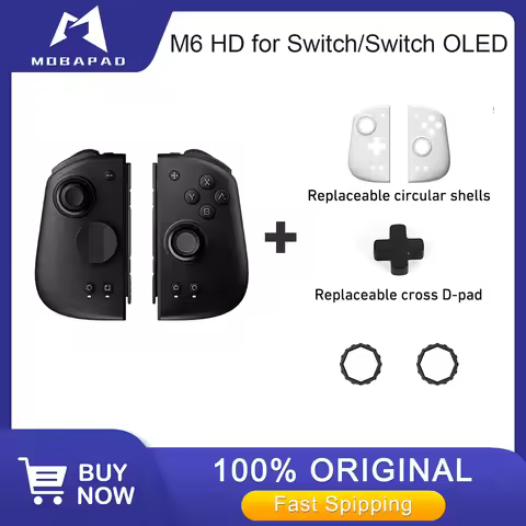 MOBAPAD M6 HD Gemini 2 Gaming Controller for Nintendo Switch with Hall Effect Joystick Gamepad for S