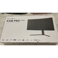 PRISM+ X340 PRO 34 165Hz 1ms Curved Ultrawide WQHD[3440 x 1440] AdaptiveSync Gaming Monitor COME WITH COD