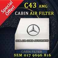 MERCEDES-BENZ C-CLASS C43 AMG CABIN AIR FILTER (CAR AIRCOND SYSTEM) (FIBRE MATERIAL)