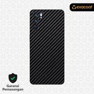 [EXACOAT] Oppo Reno 6 5G Skins Carbon Fiber Black