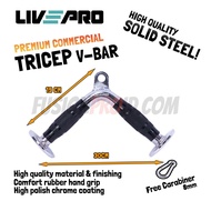 Tricep Press Down V Bar Triceps Handle Bar Gym Fitness Fitness Livepro