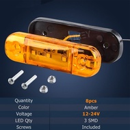 【SUPERSL】Efficient and Durable 12V 24V 3LED Waterproof Truck Van Side Light for Enhanced