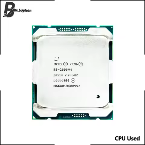 Intel Xeon Used E5 2696 V4 2696V4 CPU Processor 2.2GHz 22 Cores 55M 150W 14nm LGA 2011-3 Server