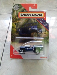 Matchbox JEEP WILLYS biru