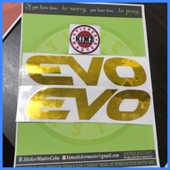 ☋ ☎ Evo helmets side stickers GSX 3000 V2