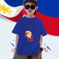 New Cute Tops Philippine Flag -shirt Kid Independence Celebration National Day Commemorative