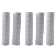 5 Micrometre 10 x 2.5 Inch String Wound Sediment Water Filter Whole House Sediment Filtration, Universal Replacement for 10 Inch Housing