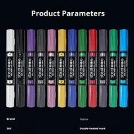 ชุดแปรงสองชั้นชุดชนิดปากกามาร์กเกอร์น้ำ Stedi 12ชิ้นปลายแบนปลายแหลมสำหรับ Gundam Gunpla GK Mecha อุป