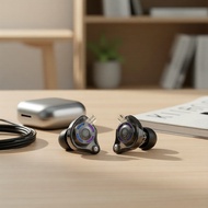 KZ Gale Gaming Earphones HiFi Deep Bass Comfort Fit In-Ear Monitors Wired Earbuds No Mic IEM Headset