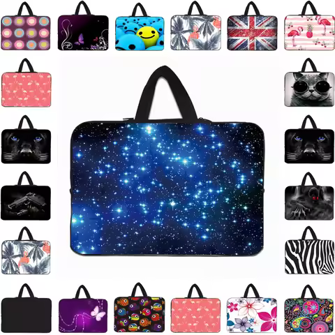 Laptop Tas Chromebook Bag 10 14 16 17 Portable Neoprene Case For Macbook Air 13 Pro Lenovo 15.6 MSI 