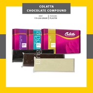 COLATTA DARK CHOCOLATE COMPOUND - COLLATA DARK CHOCOLATE BAR - DARK CHOCO WHITE CHOCOLATE BLOCK