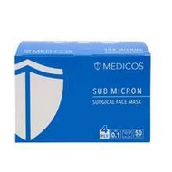 MEDICOS SUBMICRON 4PLY SURGICAL MASK 50'S/BOX