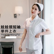 original Nurse uniform short-sleeved womens summer two-piece set doctor dental oral split suit short