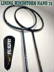 Raket badminton lining windstorm nano 74 Raket Bulutangkis Nano Windstorm 74