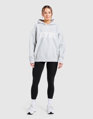 AYBL Varsity Knitted Overhead Hoodie - Grey