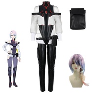 Cyberpunk Edgewalker2077Lucy cos Clothes Lucy Costume Runner Wig Cyberpunk Outfit