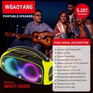 portable speaker, RGB light, karaoke speaker