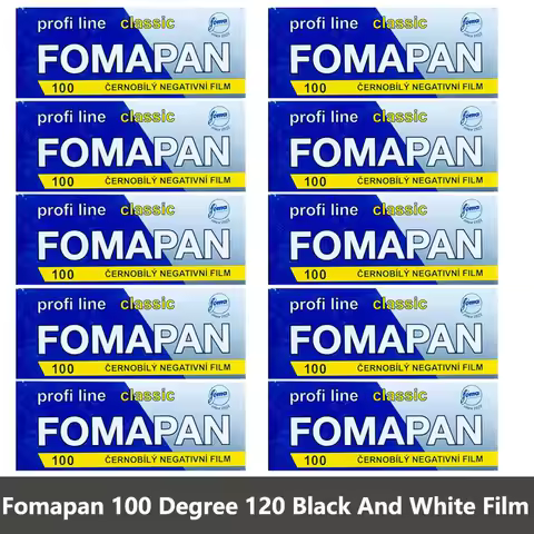 1-10Rolls Fomapan Classic 100 120mm Black & White Negative Film ISO 100 Suitable Retro Film For Koda
