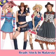 Good Guys Doll Halloween Sassy Howdy Cowgirl Adult Costume