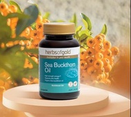 澳洲直送🇭🇲Herbs of Gold 沙棘籽油 60 粒😍Herbs of Gold 沙棘油含有高强度有機沙棘油，是包括 Omega-7 在内的豐富脂肪酸来源😎