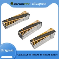 DarwinFPV OneLink 2S 500mAh 7.4V 100C 3S 500mAh 11.1V 100C 4S 850mAh  15.2V 70C Lipo Battery For Bab