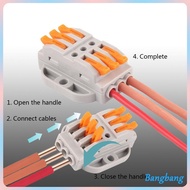 Bang Wiring Connector Conductor Terminal Block With Lever AWG28-12 Gray