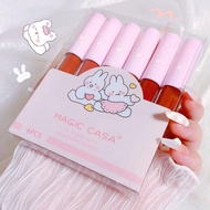 Rabbit Lip Glaze Set Lipstick Matte Non-stick Mud Waterproof Gloss Long-lasting Lip Cup I8