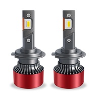 Lampu Kabus LED Kereta Lampu Kuning 3000K H11 H3 Lampu Depan LED Super Terang Rasuk Tinggi dan Renda