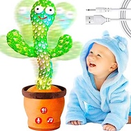 Vitosup Dancing Talking Cactus Toy, Cactus Baby Toy Repeat What You Say for Baby Boys Girls Easter Basket Stuffers Gift, Mimicking Cactus Toy Singing 120 Songs and 15 Second Recorder
