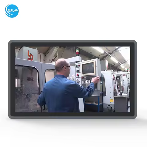 OEM X86 I5 Industrial Touch Screen Panel PC Waterproof Wall Mount Capacitive Embedded All-in-One Ava