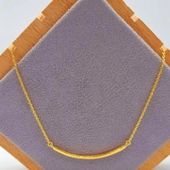 916 Gold Smile Necklace